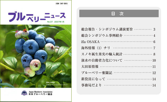 ブルーベリーニュース No.37
